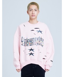 little sunny bite fake layered sweat crew