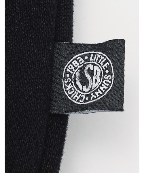 Little sunny bite（リトルサニーバイト）の「little sunny bite fake layered sweat crew（スウェット・レディース・ピンク/ヘザーグレー/ブラック・MEDIUM/SMALL）」の12枚目の写真