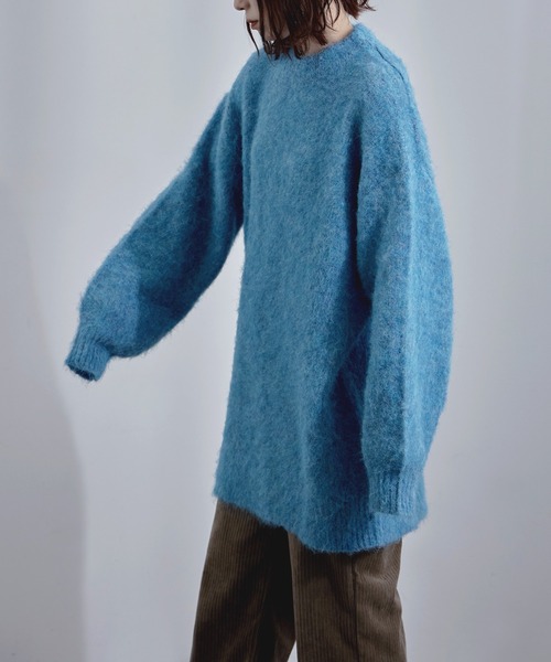 モヘアライクオーバーニットセーター（ニット/セーター）｜etoll