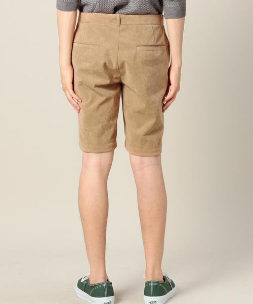 BEAUTY&YOUTH UNITED ARROWS（ビューティーアンドユースユナイテッドアローズ）の「BY フェイクスエード ノープリーツ ショートパンツ ◆（その他パンツ・メンズ・ベージュ/オフホワイト・LARGE/SMALL/X-LARGE/MEDIUM）」の6枚目の写真