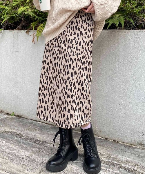 NANEA(ナネア)の「ハイウエストレオパード柄スカート(スカート・レディース・レオパード・SMALL/MEDIUM/LARGE)」の7枚目の写真