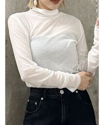 MURUA | シアータートルネックカットソー(Tシャツ/カットソー)