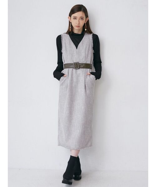 MURUA（ムルーア）の「シアータートルネックカットソー（Tシャツ/カットソー・レディース・ブラック/ホワイト/ブルー/ライトイエロー・FREE）」の16枚目の写真