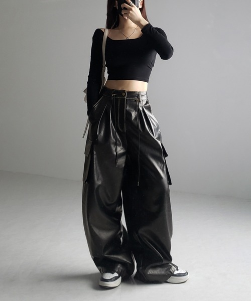 me+em select（ミームセレクト）の「※ヴィンテージフェイクレザー