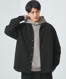 FREELITCH ジャストルーズ バンドカラー シャツ -2WAYストレッチ・防シワ・吸水速乾-