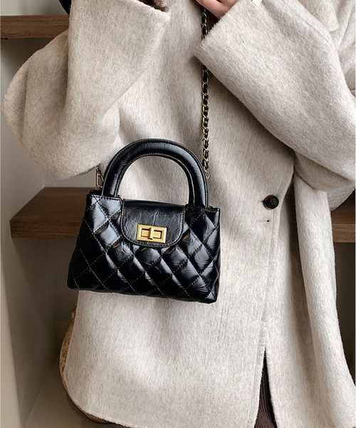 LA VORAGINE(ラ ヴォラジネ)の「2wayチェーンショルダーハンドバッグ(ショルダーバッグ・レディース・ブラック/ブラウン/ダークブラウン/レッド・FREE)」の21枚目の写真