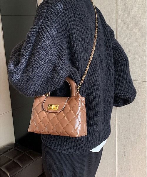 LA VORAGINE(ラ ヴォラジネ)の「2wayチェーンショルダーハンドバッグ(ショルダーバッグ・レディース・ブラック/ブラウン/ダークブラウン/レッド・FREE)」の20枚目の写真