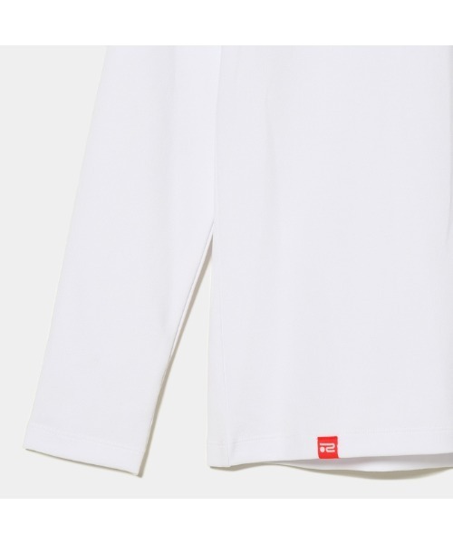 ROSASEN（ロサーセン）の「【Rosasen/GOLF】テクニスタカノコ長袖モックネック（シャツ/ブラウス・レディース・オフホワイト/ネイビー・40/42）」の7枚目の写真