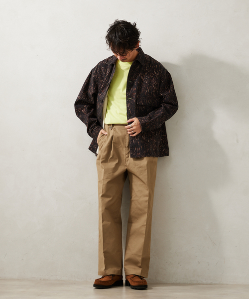 JOURNAL STANDARD relume（ジャーナルスタンダード　レリューム）の「【BURK / バーク】別注 レインドロップカモ ミリタリージャケット（ミリタリージャケット・メンズ・カーキ/ブラックミックス・MEDIUM/LARGE）」の6枚目の写真