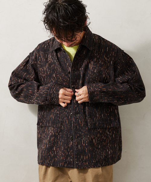 JOURNAL STANDARD relume（ジャーナルスタンダード　レリューム）の「【BURK / バーク】別注 レインドロップカモ ミリタリージャケット（ミリタリージャケット・メンズ・カーキ/ブラックミックス・MEDIUM/LARGE）」の20枚目の写真