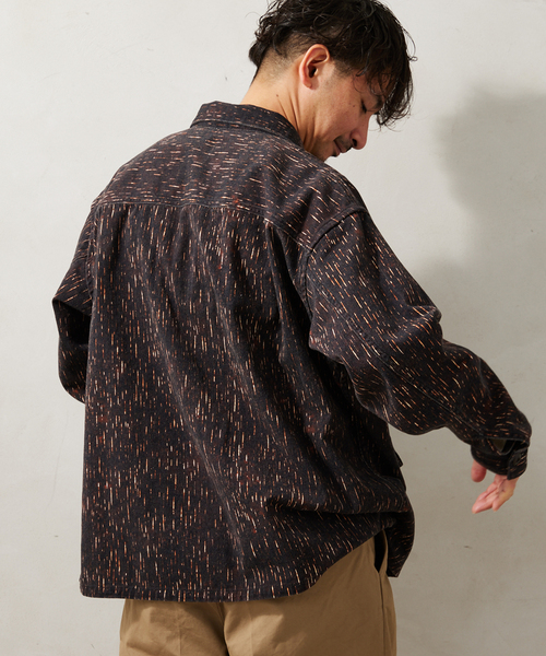 JOURNAL STANDARD relume（ジャーナルスタンダード　レリューム）の「【BURK / バーク】別注 レインドロップカモ ミリタリージャケット（ミリタリージャケット・メンズ・カーキ/ブラックミックス・MEDIUM/LARGE）」の5枚目の写真