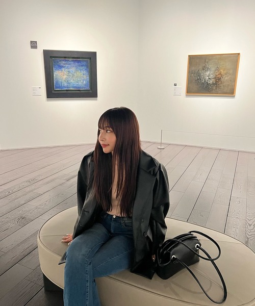 RiLi（リリ）の「袖ボタンタートルネックリブニット【RL】（ニット/セーター・レディース・オートミール/ピンク/ライトブルー・FREE）」の16枚目の写真