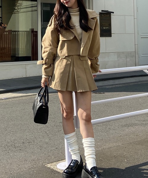 RiLi（リリ）の「袖ボタンタートルネックリブニット【RL】（ニット/セーター・レディース・オートミール/ピンク/ライトブルー・FREE）」の9枚目の写真