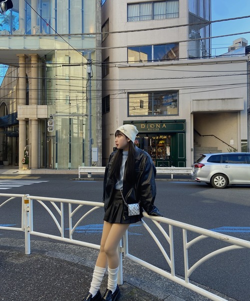 RiLi（リリ）の「袖ボタンタートルネックリブニット【RL】（ニット/セーター・レディース・オートミール/ピンク/ライトブルー・FREE）」の13枚目の写真