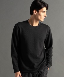 MONSIEUR NICOLE（ムッシュニコル）の「ジオメトリックジャカード プルオーバーカットソー（Tシャツ/カットソー）」