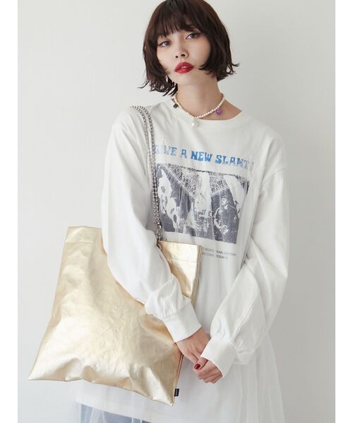 jouetie(ジュエティ)の「jouetieメタリックトートバッグ(トートバッグ・レディース・ゴールド/ブルー/ピンク/シルバー/グレー/パープル・FREE)」の21枚目の写真