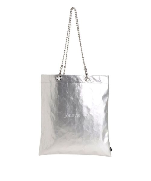jouetie(ジュエティ)の「jouetieメタリックトートバッグ(トートバッグ・レディース・ゴールド/ブルー/ピンク/シルバー/グレー/パープル・FREE)」の9枚目の写真