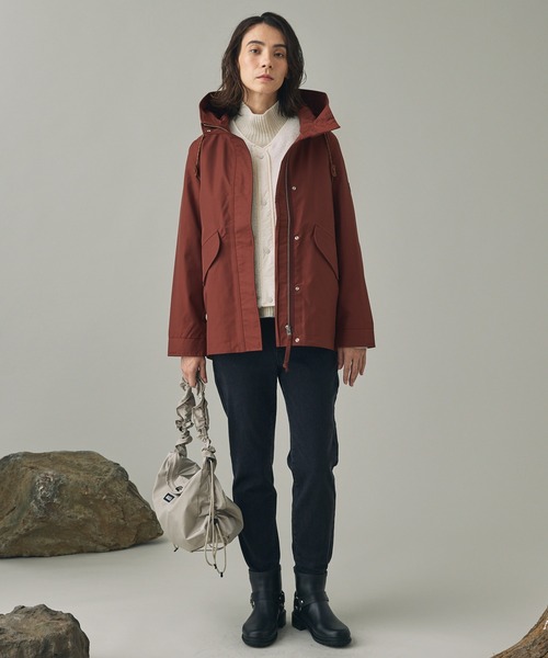 透湿防水 フィッシュテールフーデッドジャケット / マウンテンパーカー