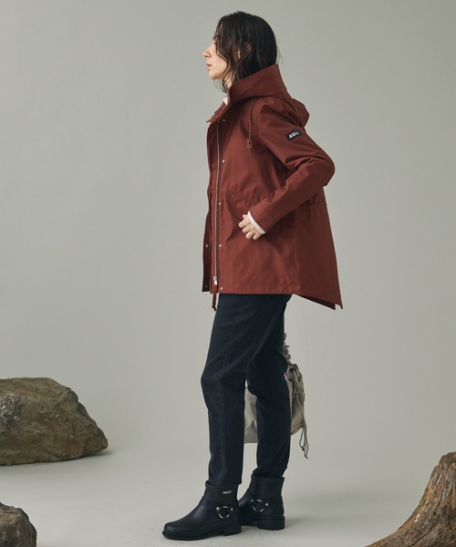 透湿防水 フィッシュテールフーデッドジャケット / マウンテンパーカー