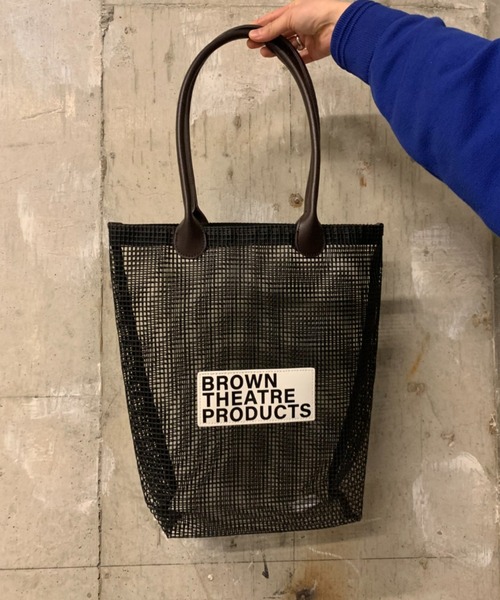 BROWN THEATRE PRODUCTS メッシュバッグ BROWN THEATRE PRODUCTS/別注 メッシュフリルシューズバッグ
