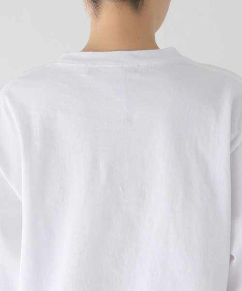 プリントリメイクリブロンT TURNS LUCKS（Tシャツ/カットソー