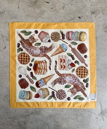 nicott（ニコット）の「NC:カワムラオリエ CAT ALL CA　ねこ柄ハンカチ（ハンカチ/ハンドタオル）」