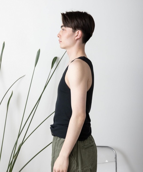 メッシュ バック タンク トップ / Mesh Back Tank Top