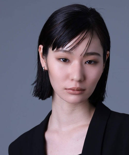 【限定展開】LH-1 カッティングフープピアス/ダイヤモンド/サージカルステンレス316L（金属アレルギー対応）（ピアス（片耳用））｜LION HEART（ライオンハート）