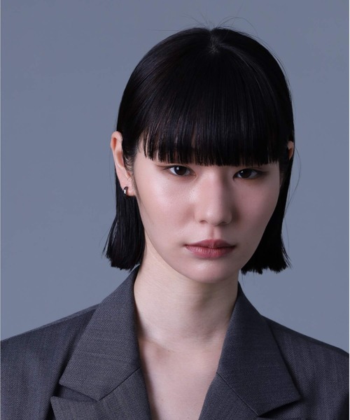 【限定展開】LH-1 カッティングフープピアス/ダイヤモンド/サージカルステンレス316L（金属アレルギー対応）（ピアス（片耳用））｜LION HEART（ライオンハート）