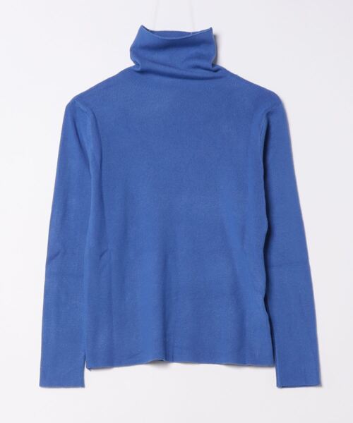 sevens（セブンズ）の「【sevens】ハイネックレイヤードトップス（Tシャツ/カットソー・レディース・サックスブルー/イエロー/グリーン/ピンク/ホワイト/ブラック/ブルー/オレンジ・FREE）」の5枚目の写真