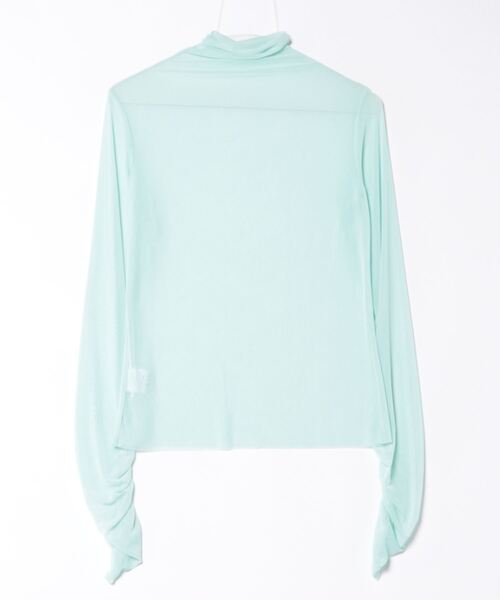 sevens（セブンズ）の「【sevens】ハイネックレイヤードトップス（Tシャツ/カットソー・レディース・サックスブルー/イエロー/グリーン/ピンク/ホワイト/ブラック/ブルー/オレンジ・FREE）」の17枚目の写真