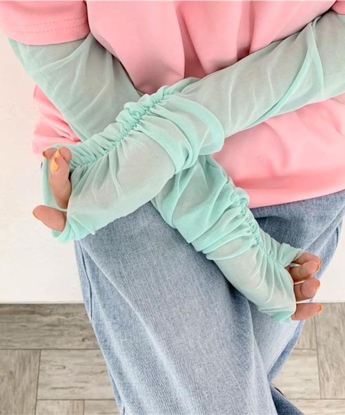 sevens（セブンズ）の「【sevens】ハイネックレイヤードトップス（Tシャツ/カットソー・レディース・サックスブルー/イエロー/グリーン/ピンク/ホワイト/ブラック/ブルー/オレンジ・FREE）」の9枚目の写真