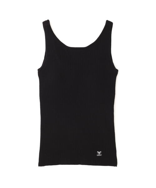 JILL STUART(ジルスチュアート)の「◆カップインリブタンク(タンクトップ・レディース・ホワイト/ブラック・FREE)」の3枚目の写真