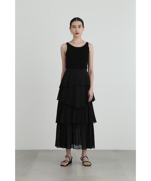 JILL STUART(ジルスチュアート)の「◆カップインリブタンク(タンクトップ・レディース・ホワイト/ブラック・FREE)」の9枚目の写真