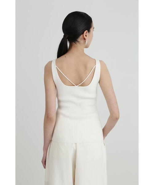 JILL STUART(ジルスチュアート)の「◆カップインリブタンク(タンクトップ・レディース・ホワイト/ブラック・FREE)」の16枚目の写真