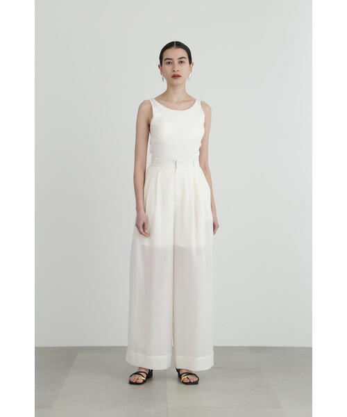 JILL STUART(ジルスチュアート)の「◆カップインリブタンク(タンクトップ・レディース・ホワイト/ブラック・FREE)」の18枚目の写真