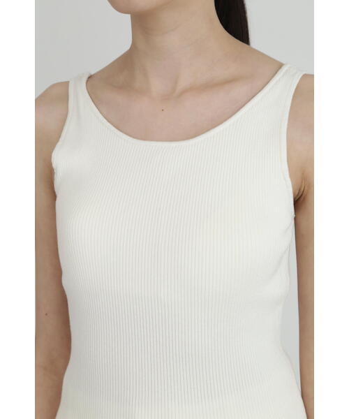 JILL STUART(ジルスチュアート)の「◆カップインリブタンク(タンクトップ・レディース・ホワイト/ブラック・FREE)」の22枚目の写真