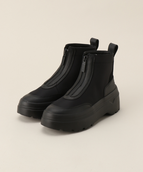 【HUNTER/ハンター】explorer ankle zip flatform boot