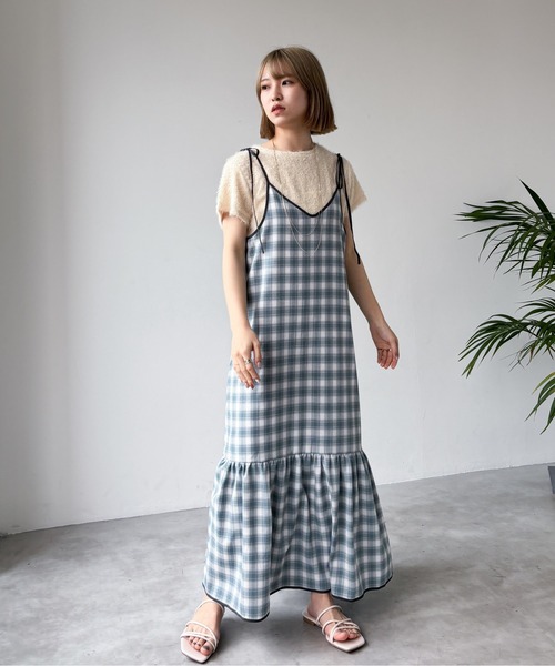 EPIMI E'PIMMY(エピミエピミー)の「シアーシャギーTシャツ(Tシャツ/カットソー・レディース・グレー/アイボリー・MEDIUM)」の7枚目の写真