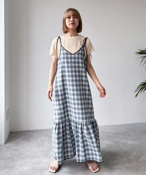EPIMI E'PIMMY(エピミエピミー)の「シアーシャギーTシャツ(Tシャツ/カットソー・レディース・グレー/アイボリー・MEDIUM)」の10枚目の写真
