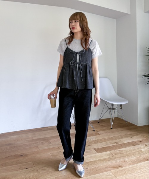 【新品・タイムセール】emmi シアーカットソー　シアーシャツ セール】シアーシャギーTシャツ（Tシャツ/カットソー）｜EPIMI E
