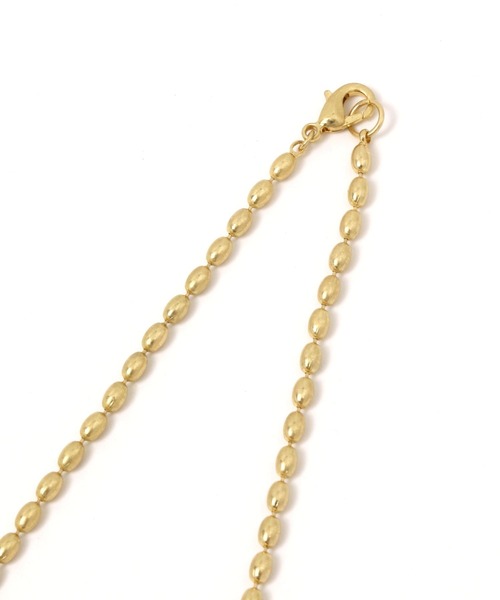 studio CLIP（スタディオクリップ）の「Ｆボールチェーンネックレス（ネックレス・レディース・その他1/その他2・FREE）」の4枚目の写真