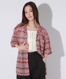 Anui | 【UNISEX】エスニックレースロゴシャツ(シャツ/ブラウス)