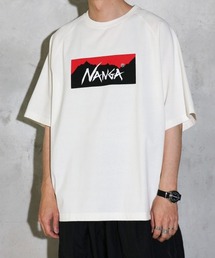 NANGA / ナンガ ECO HYBRID BOX LOGO LOOSE FIT TEE エコハイブリッド ボックスロゴ ルーズフィットティー
