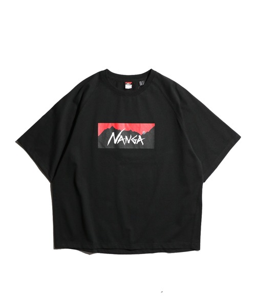 NANGA(ナンガ)の「NANGA / ナンガ ECO HYBRID BOX LOGO LOOSE FIT TEE エコハイブリッド ボックスロゴ ルーズフィットティー(Tシャツ/カットソー・メンズ・ブラック/グレー/ホワイト/イエロー・FREE)」の3枚目の写真