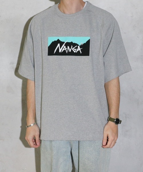 NANGA(ナンガ)の「NANGA / ナンガ ECO HYBRID BOX LOGO LOOSE FIT TEE エコハイブリッド ボックスロゴ ルーズフィットティー(Tシャツ/カットソー・メンズ・ブラック/グレー/ホワイト/イエロー・FREE)」の18枚目の写真