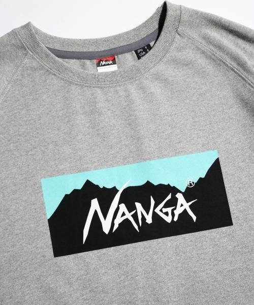 NANGA(ナンガ)の「NANGA / ナンガ ECO HYBRID BOX LOGO LOOSE FIT TEE エコハイブリッド ボックスロゴ ルーズフィットティー(Tシャツ/カットソー・メンズ・ブラック/グレー/ホワイト/イエロー・FREE)」の16枚目の写真