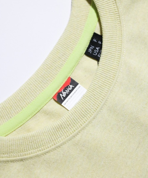 NANGA(ナンガ)の「NANGA / ナンガ ECO HYBRID BOX LOGO LOOSE FIT TEE エコハイブリッド ボックスロゴ ルーズフィットティー(Tシャツ/カットソー・メンズ・ブラック/グレー/ホワイト/イエロー・FREE)」の10枚目の写真