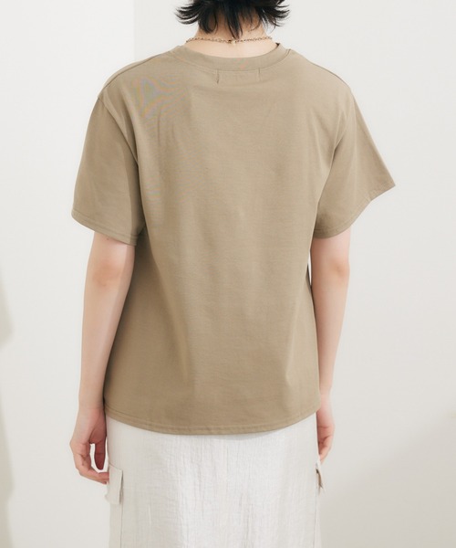 SUGAR ROSE（シュガーローズ）の「SUGAR ROSE AVENUETシャツ（Tシャツ/カットソー・レディース・ホワイト/チャコールグレー/カーキ・FREE）」の21枚目の写真