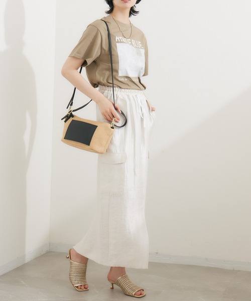 SUGAR ROSE（シュガーローズ）の「SUGAR ROSE AVENUETシャツ（Tシャツ/カットソー・レディース・ホワイト/チャコールグレー/カーキ・FREE）」の13枚目の写真